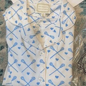 Chloe Humphrey x STS Lacrosse Heart Pajamas  size small NWT